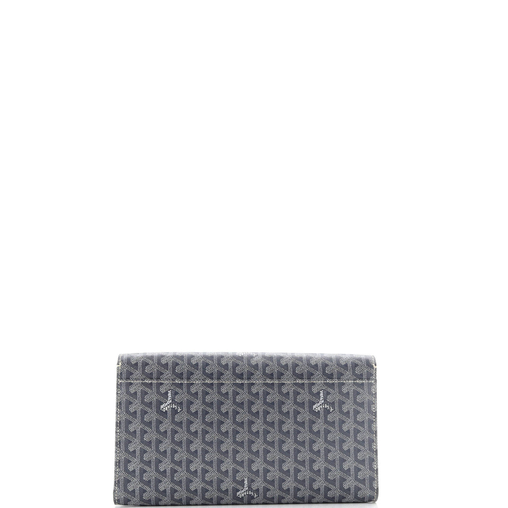 Clutch Monte Carlo Clutch MM Grey Goyardine Coated Canvas