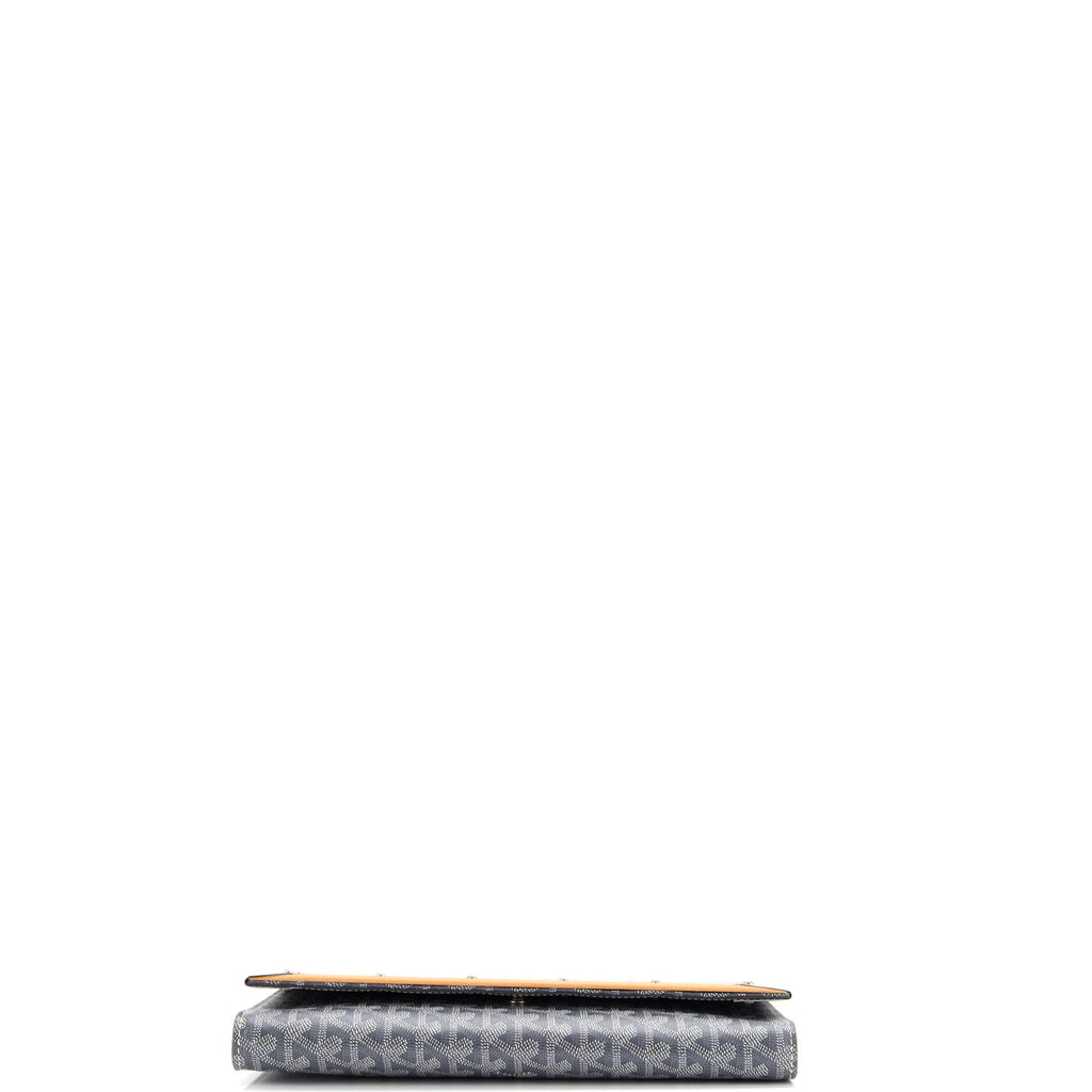 Clutch Monte Carlo Clutch MM Grey Goyardine Coated Canvas