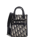 Shoulder Bag Safari North South Convertible Tote Mini Blue Diorissimo Oblique Canvas