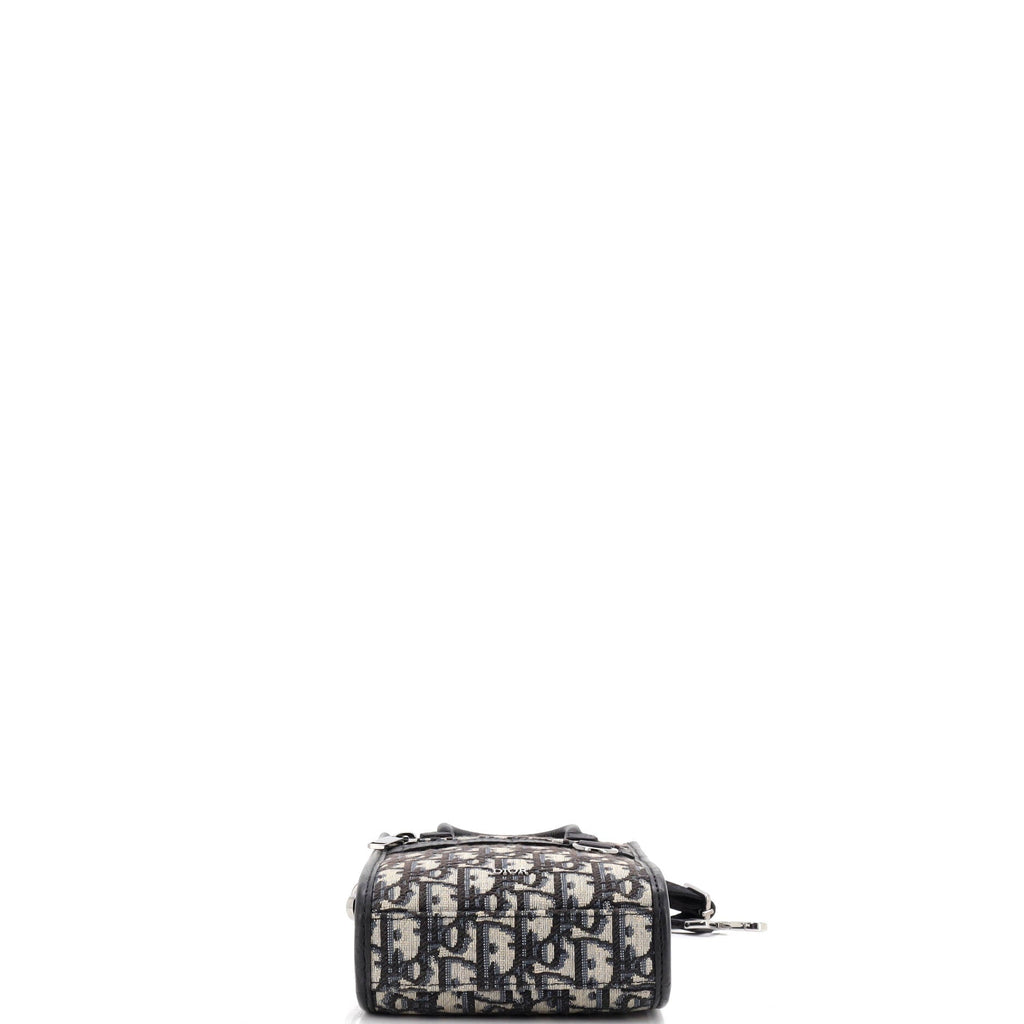Shoulder Bag Safari North South Convertible Tote Mini Blue Diorissimo Oblique Canvas