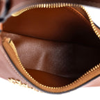Shoulder Bag Heart Studded Ava Bag Mini Brown Studded Leather