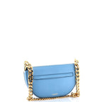 Shoulder Bag Ltd. Ed. Olympia Zip Chain Mini Blue Calfskin Leather