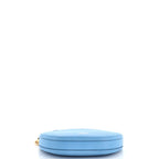 Shoulder Bag Ltd. Ed. Olympia Zip Chain Mini Blue Calfskin Leather
