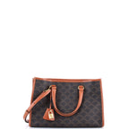 Handbag Horizontal Cabas Tote Mini Brown Triomphe Macadam Coated Canvas