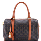 Travel Bag Boston Bag  Medium Medium Brown Triomphe Macadam Coated Canvas