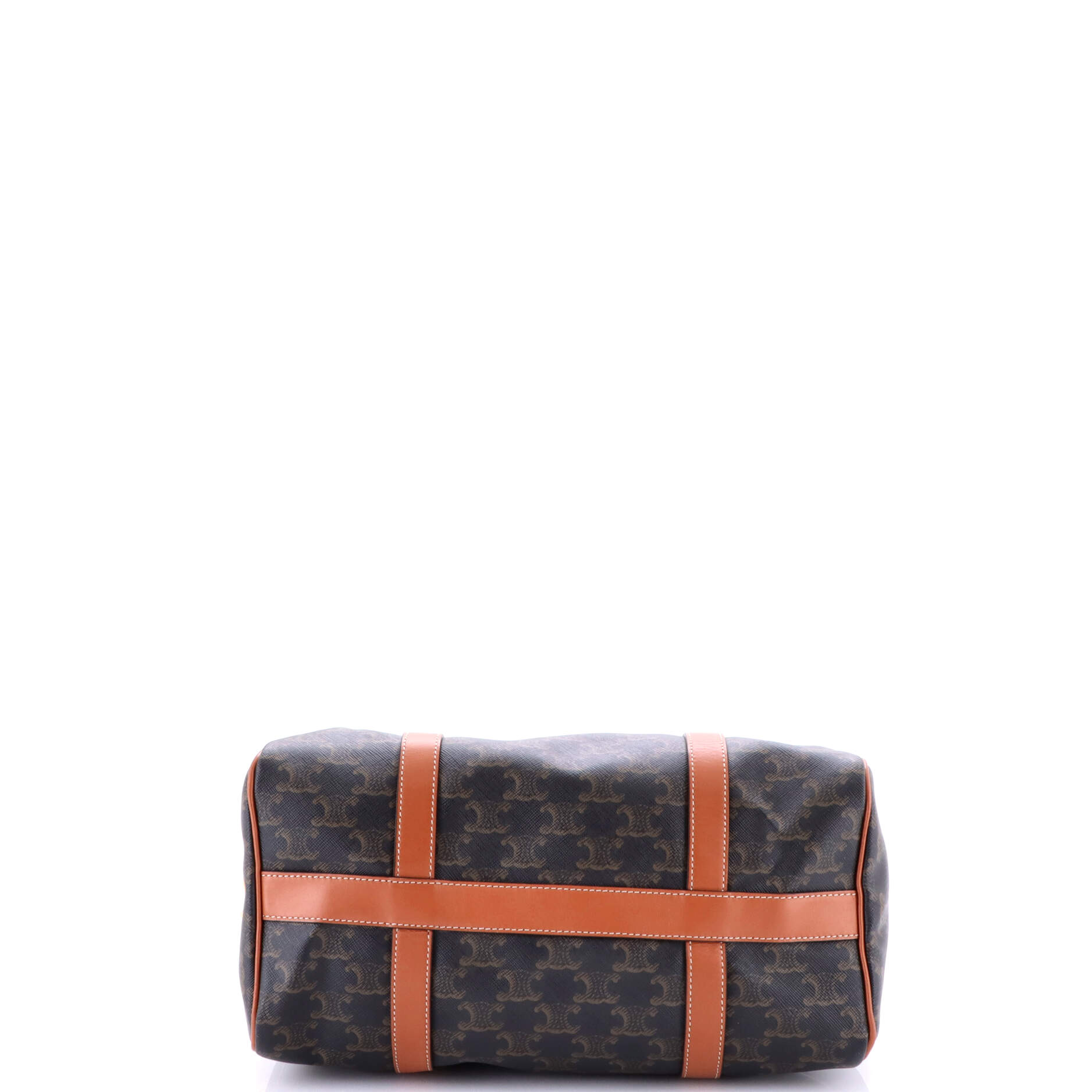 Travel Bag Boston Bag  Medium Medium Brown Triomphe Macadam Coated Canvas