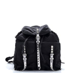 Backpack Studded Vela Backpack Black Tessuto Canvas