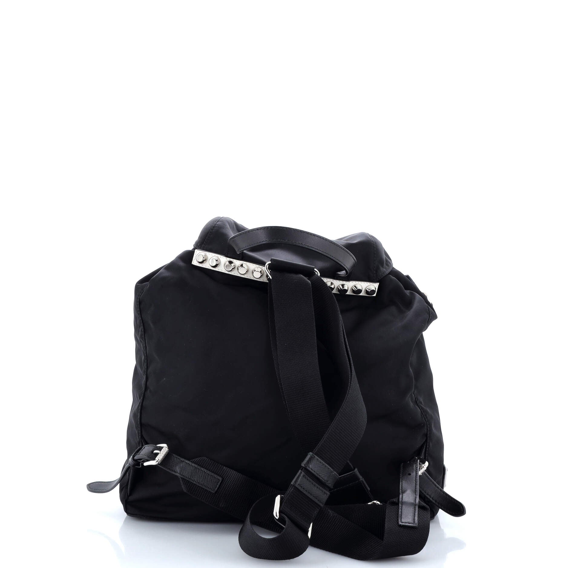 Backpack Studded Vela Backpack Black Tessuto Canvas
