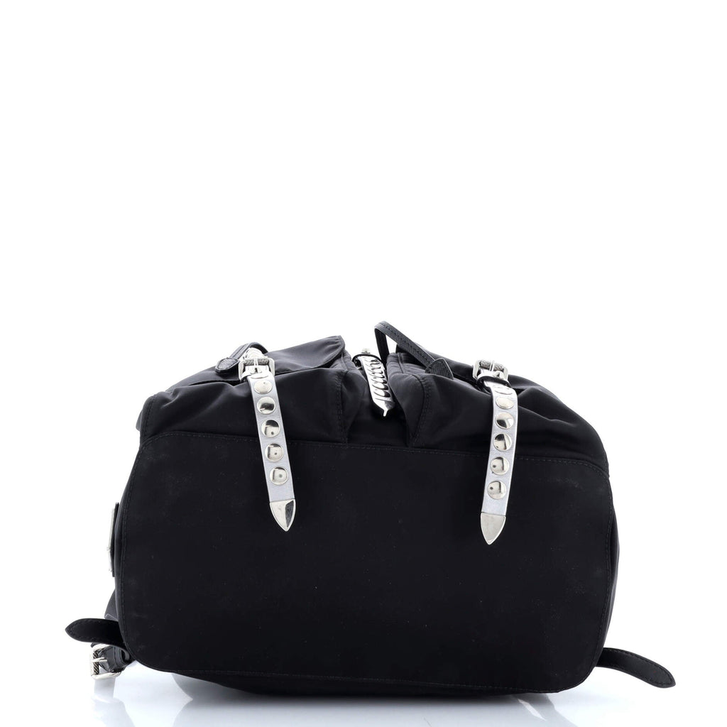 Backpack Studded Vela Backpack Black Tessuto Canvas