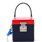 Handbag Bleeker Box NM Blue Epi
