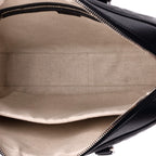 Briefcase Jumbo GG Convertible Briefcase Black Jumbo GG Embossed Leather