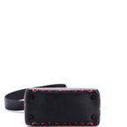 Handbag Ltd. Ed. Playing Cards Painted Lady Dior Medium Black Painted Calfskin Leather