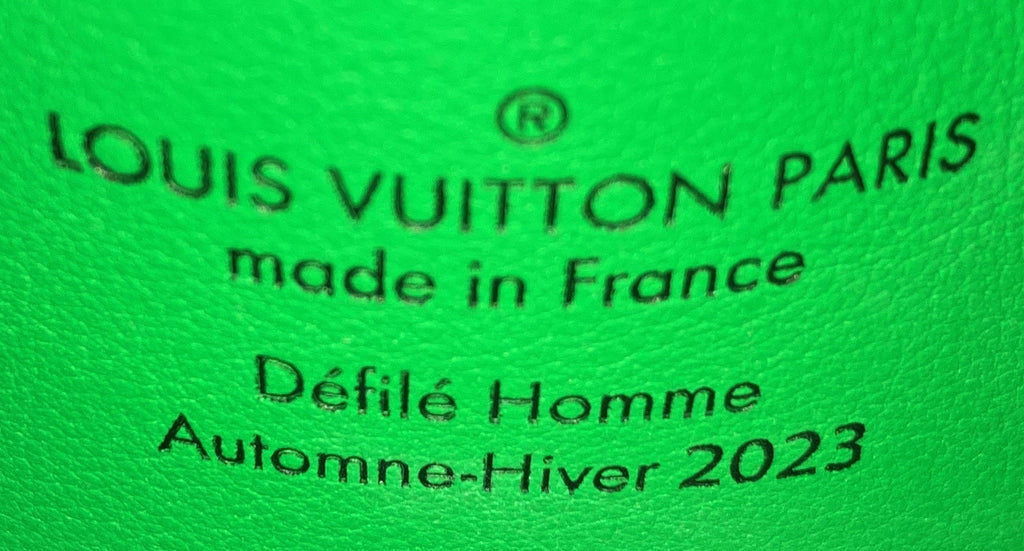 Shoulder Bag Ltd. Ed. Defile Automne-Hiver 2023 Soft Trunk Mini Green Recycled Perforated Rubber