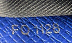 Shoulder Bag Outdoor Messenger PM Blue Taiga Leather