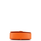 Shoulder Bag Tabou Clutch Crossbody Orange Calfskin Smooth Leather