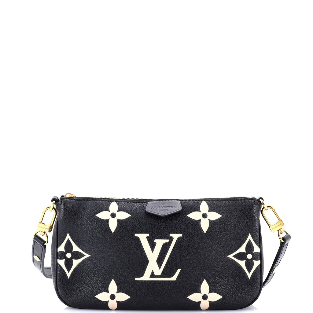 Shoulder Bag Multi-Pochette Accessoires Black Monogram Empreinte