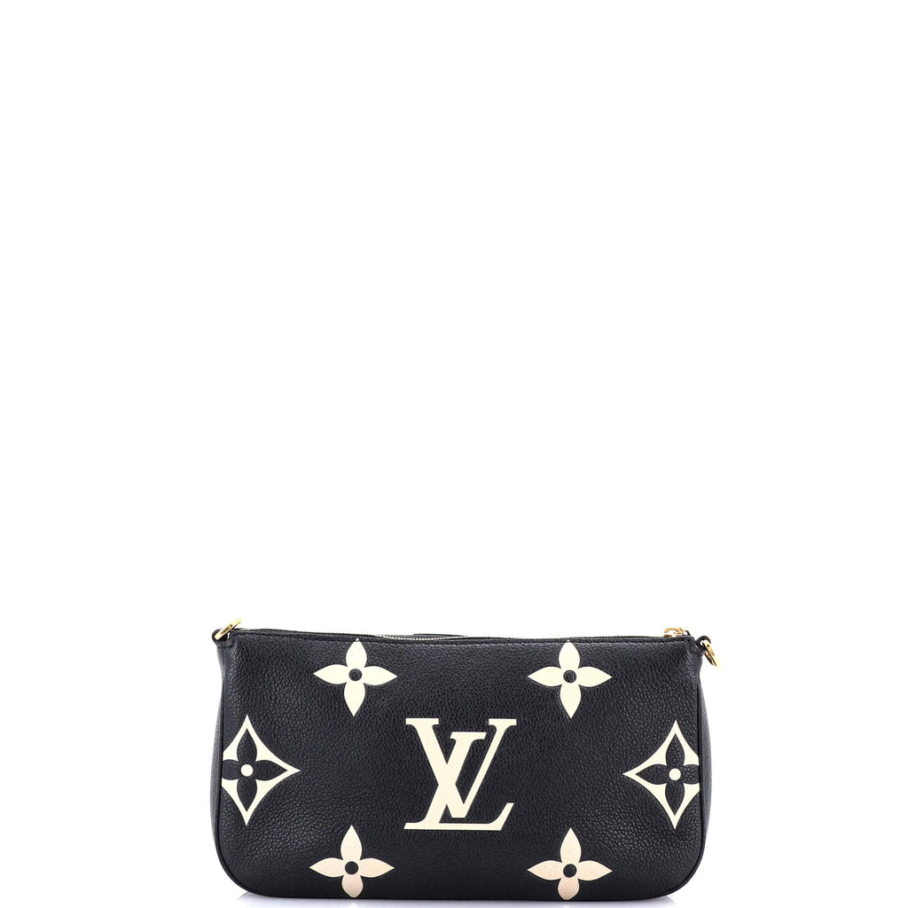 Shoulder Bag Multi-Pochette Accessoires Black Monogram Empreinte