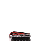 Shoulder Bag Rockstud Flip Lock Flap Small Black Grained Calfskin Leather