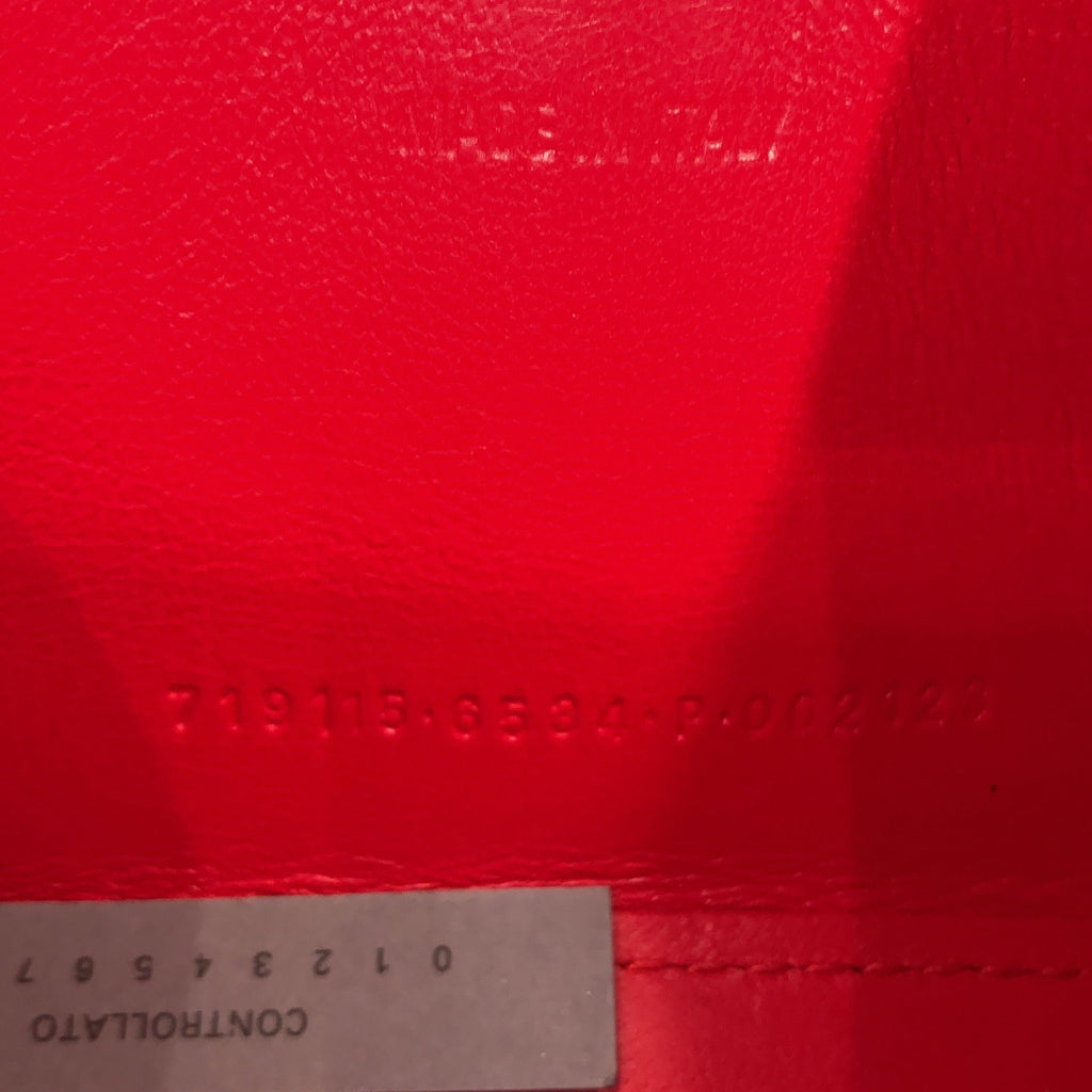 Handbag Hourglass Top Handle XS Red All Over Logo Crystals Leather