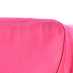 Backpack Double Front Pocket Backpack Small Pink Nylon Canvas