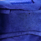 Shoulder Bag New Wave Heart Crossbody Blue Quilted Leather