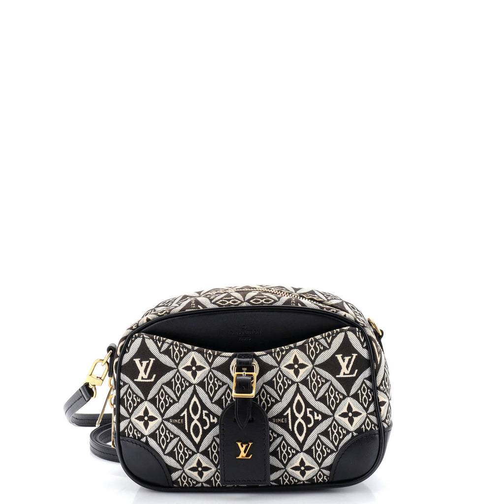 Shoulder Bag Ltd. Ed. Since 1854 Deauville Mini Black Jacquard Since 1854 Textile Canvas
