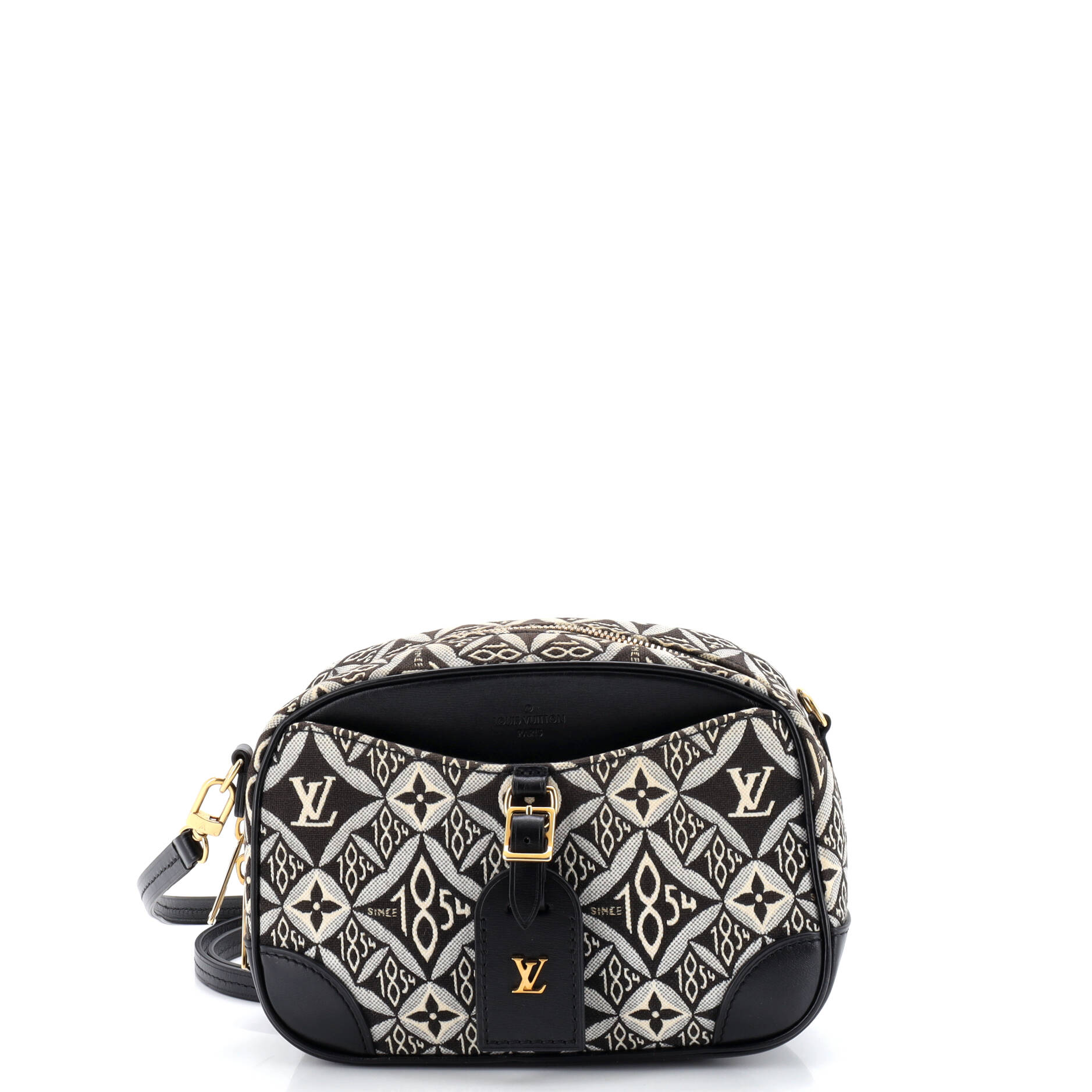 Shoulder Bag Ltd. Ed. Since 1854 Deauville Mini Black Jacquard Since 1854 Textile Canvas