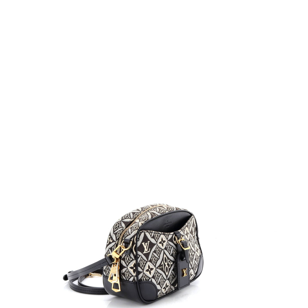 Shoulder Bag Ltd. Ed. Since 1854 Deauville Mini Black Jacquard Since 1854 Textile Canvas