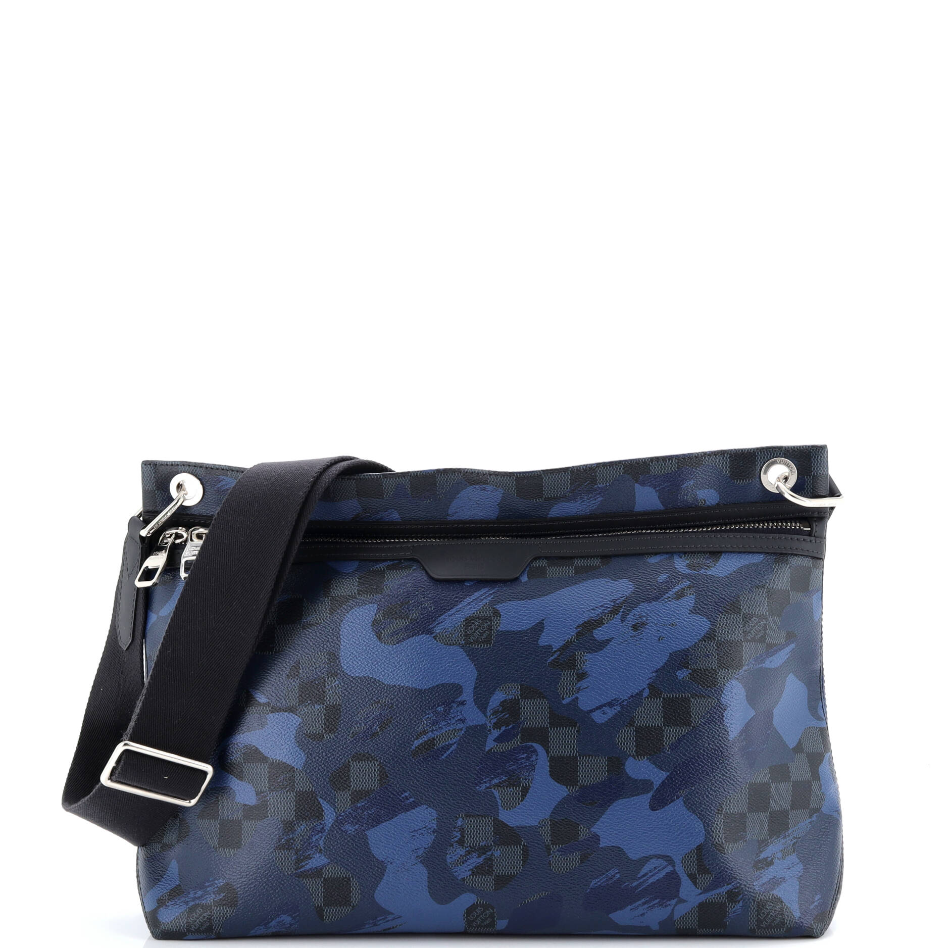 Shoulder Bag Ltd. Ed. Camouflage Cobalt Hunter Crossbody Grey Camouflage Damier Cobalt