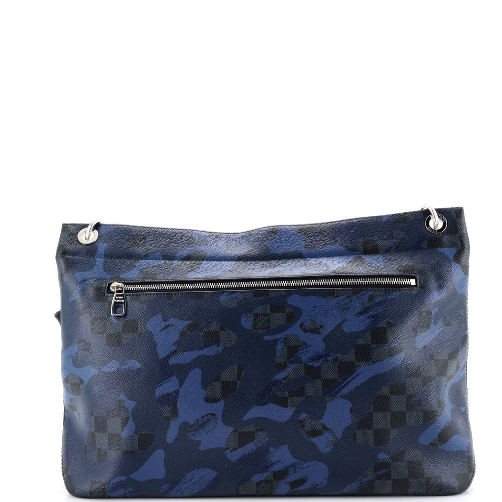 Shoulder Bag Ltd. Ed. Camouflage Cobalt Hunter Crossbody Grey Camouflage Damier Cobalt