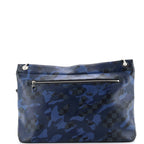 Shoulder Bag Ltd. Ed. Camouflage Cobalt Hunter Crossbody Grey Camouflage Damier Cobalt