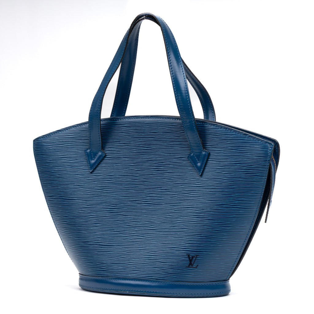 Handbag St-Jacques PM Blue Epi Leather