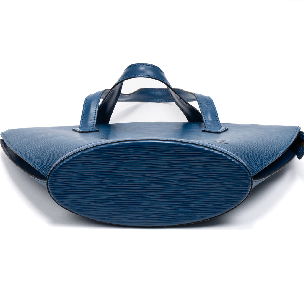 Handbag St-Jacques PM Blue Epi Leather
