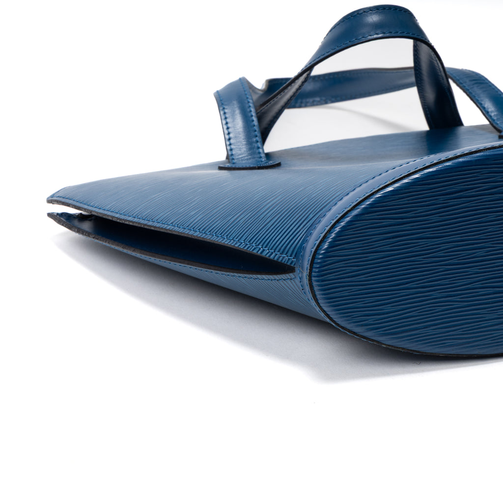 Handbag St-Jacques PM Blue Epi Leather