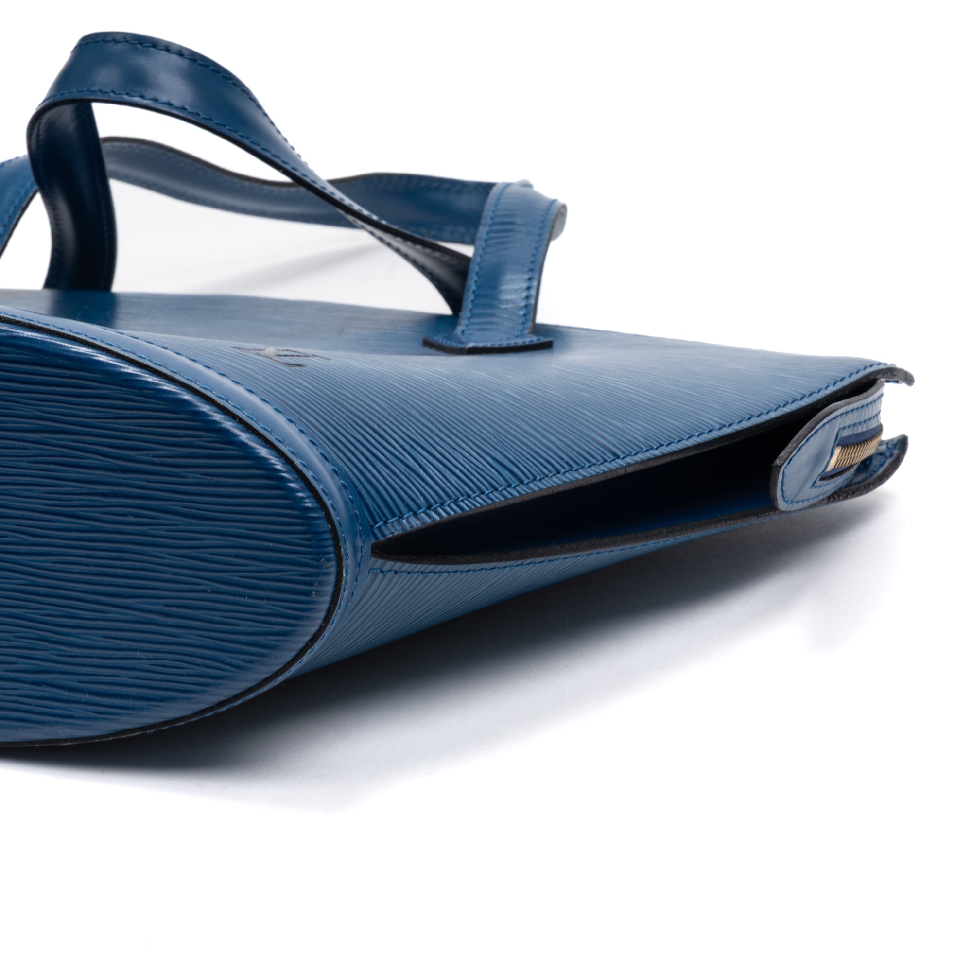 Handbag St-Jacques PM Blue Epi Leather