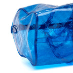 Travel Bag Ltd. Ed. Virgil Abloh Keepall Monogram Prism 50 Blue Monogram Embossed PVC