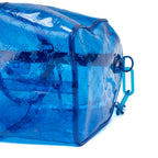 Travel Bag Ltd. Ed. Virgil Abloh Keepall Monogram Prism 50 Blue Monogram Embossed PVC