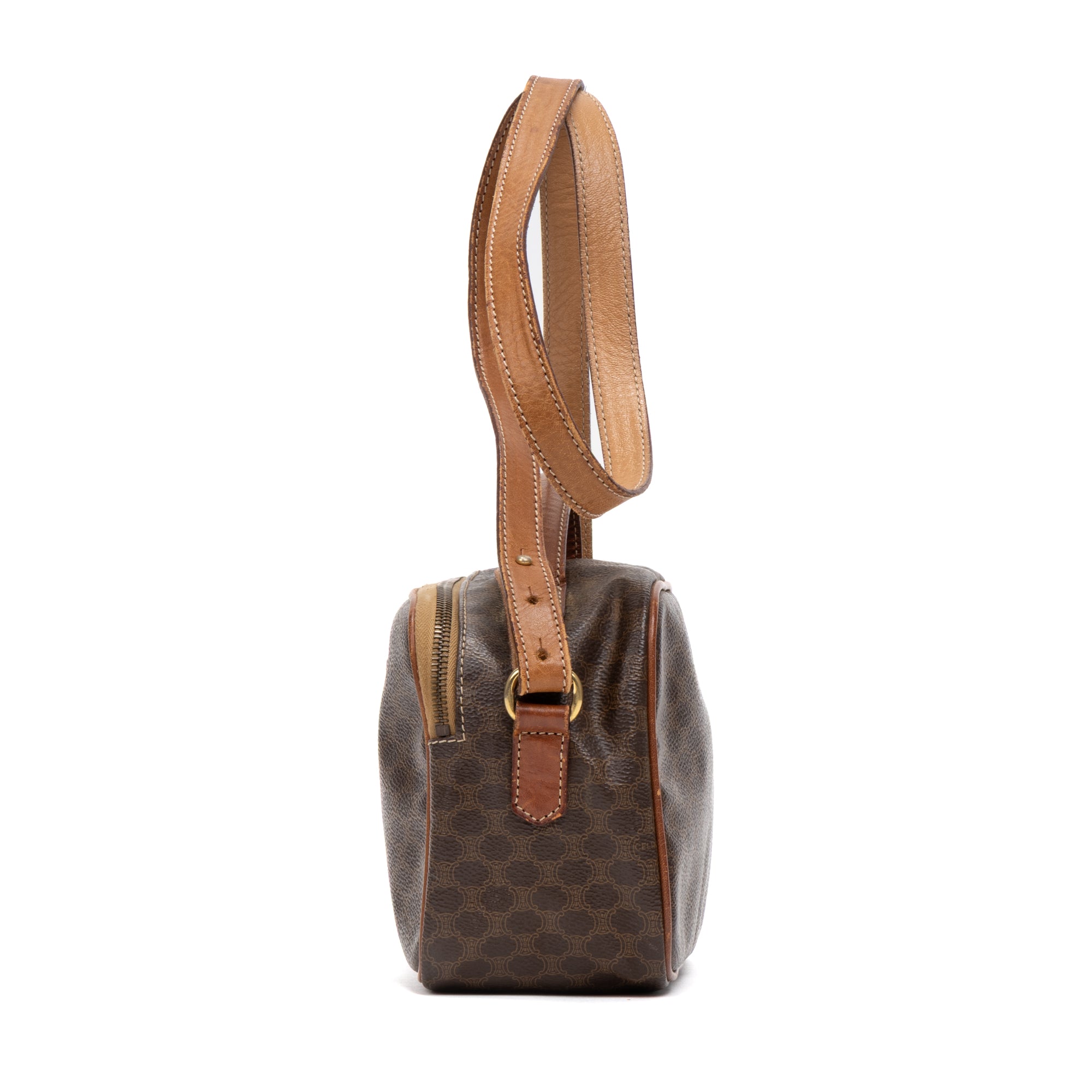 Crossbody Triomphe Camera Brown Macadam Canvas