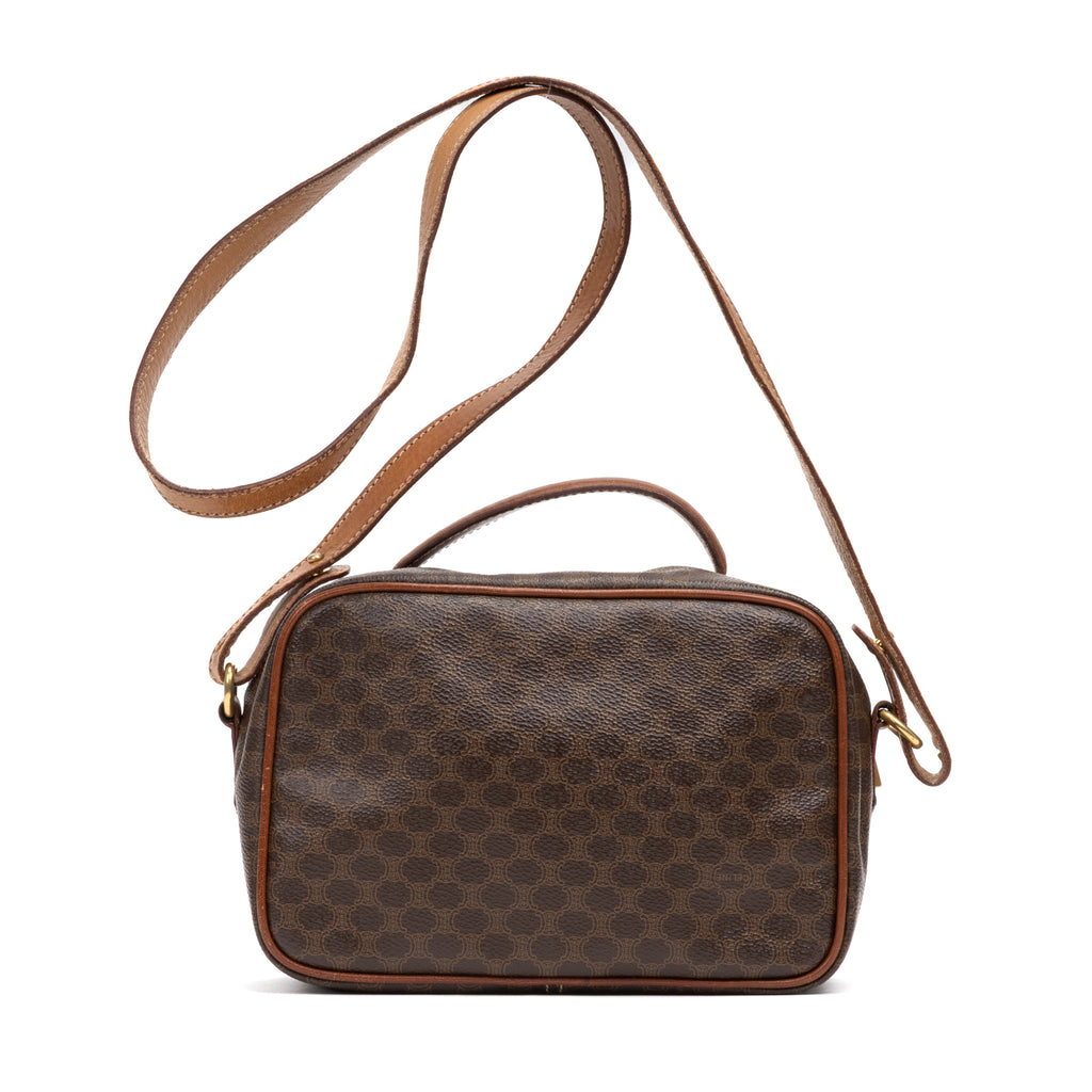 Crossbody Triomphe Camera Brown Macadam Canvas