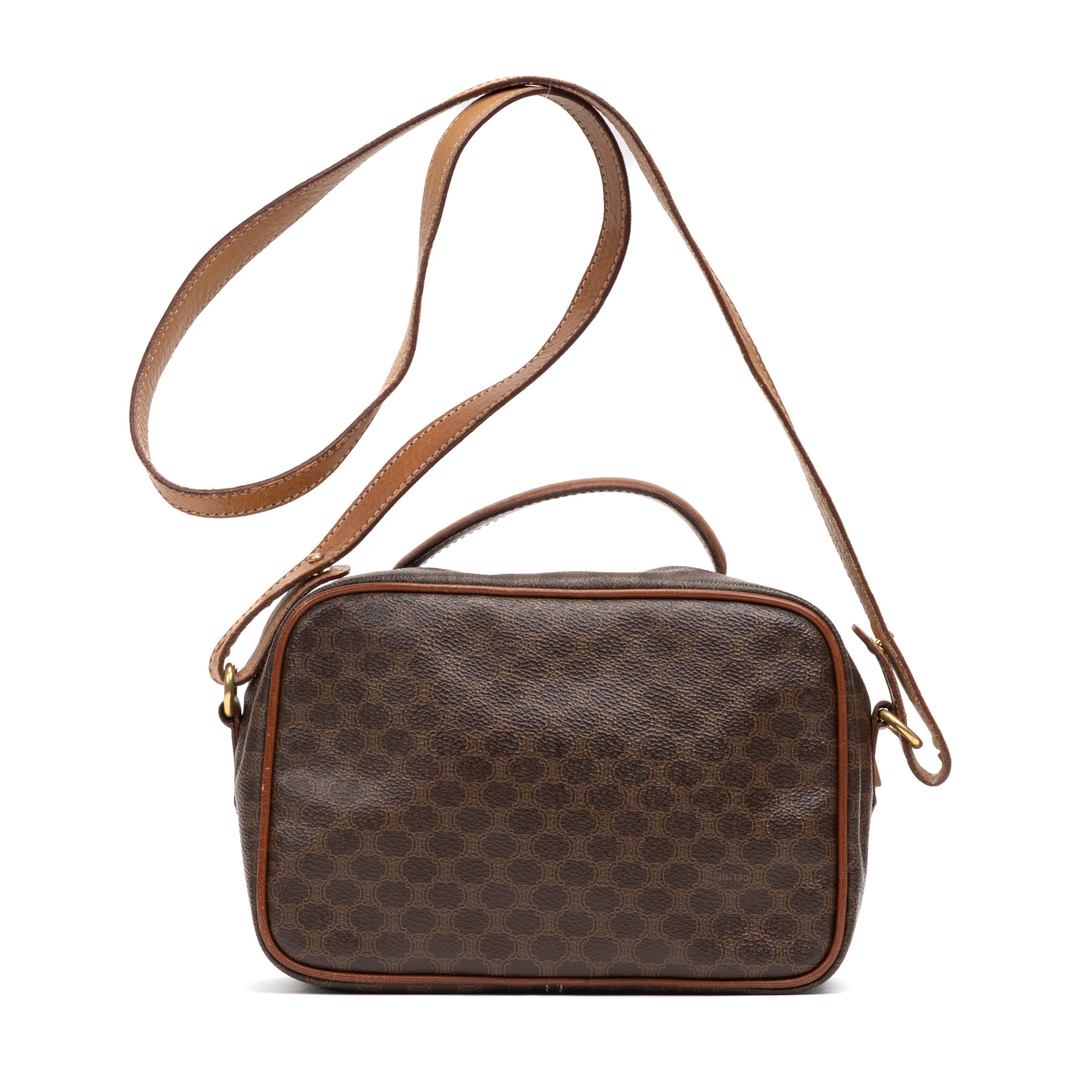 Crossbody Triomphe Camera Brown Macadam Canvas
