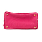Handbag Canapa Tote Small Pink Logo Print Canvas