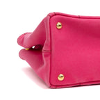 Handbag Canapa Tote Small Pink Logo Print Canvas