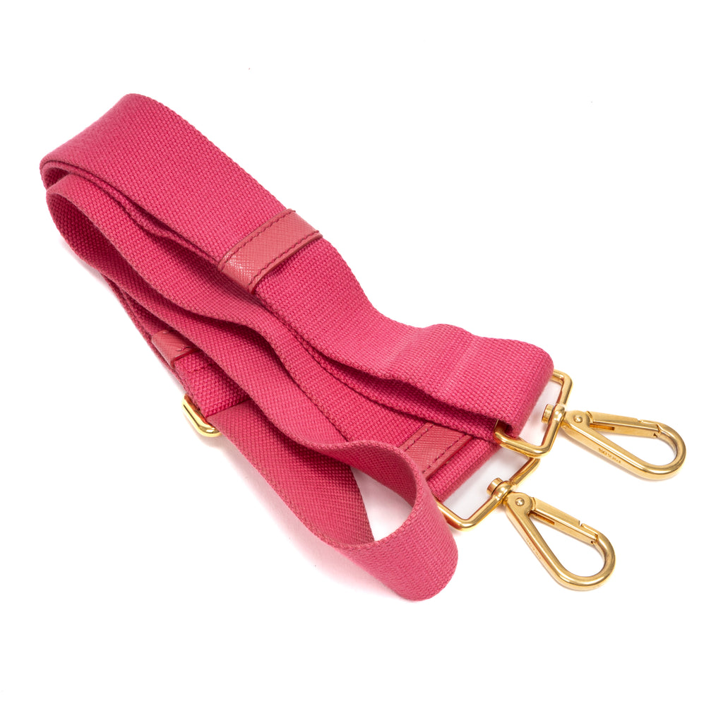 Handbag Canapa Tote Small Pink Logo Print Canvas