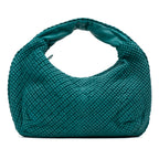 Shoulder Bag Belly Hobo Mini Green Ponza Leather