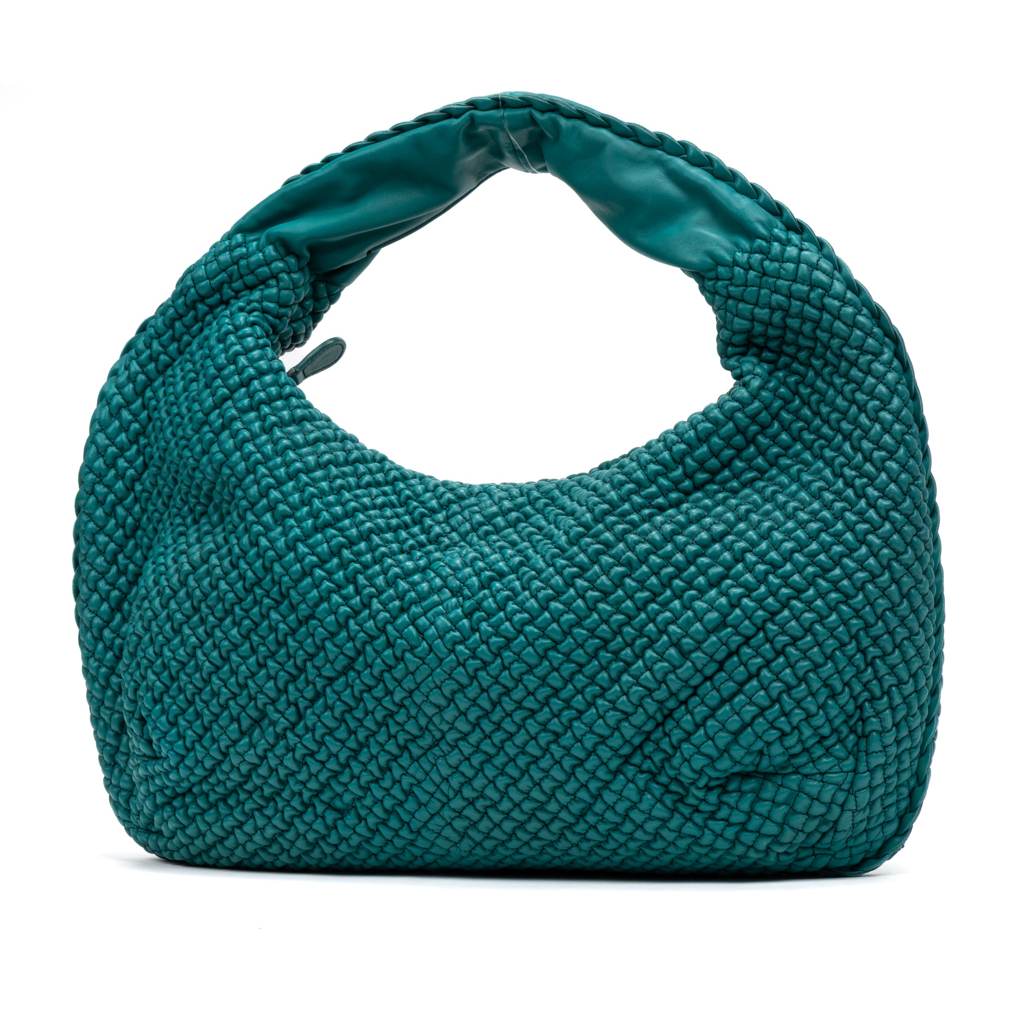 Shoulder Bag Belly Hobo Mini Green Ponza Leather