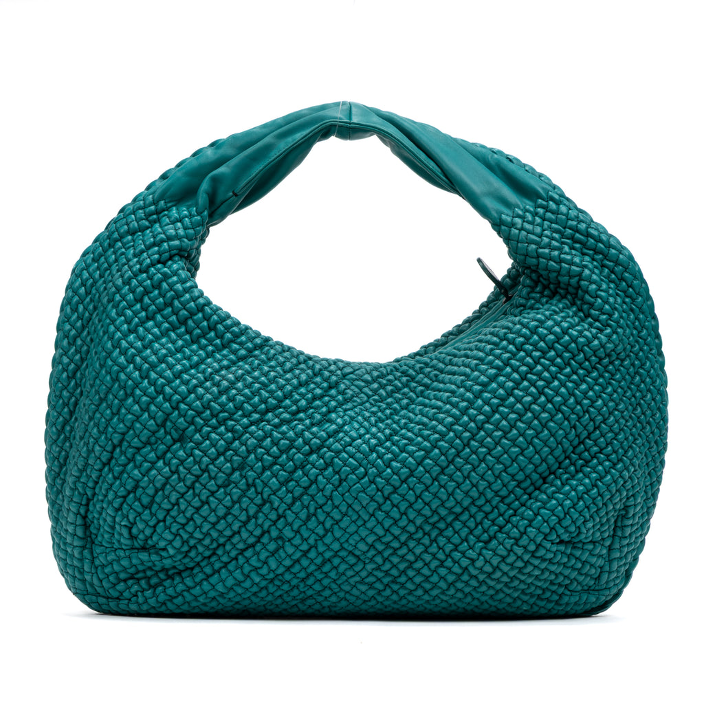 Shoulder Bag Belly Hobo Mini Green Ponza Leather