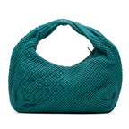 Shoulder Bag Belly Hobo Mini Green Ponza Leather