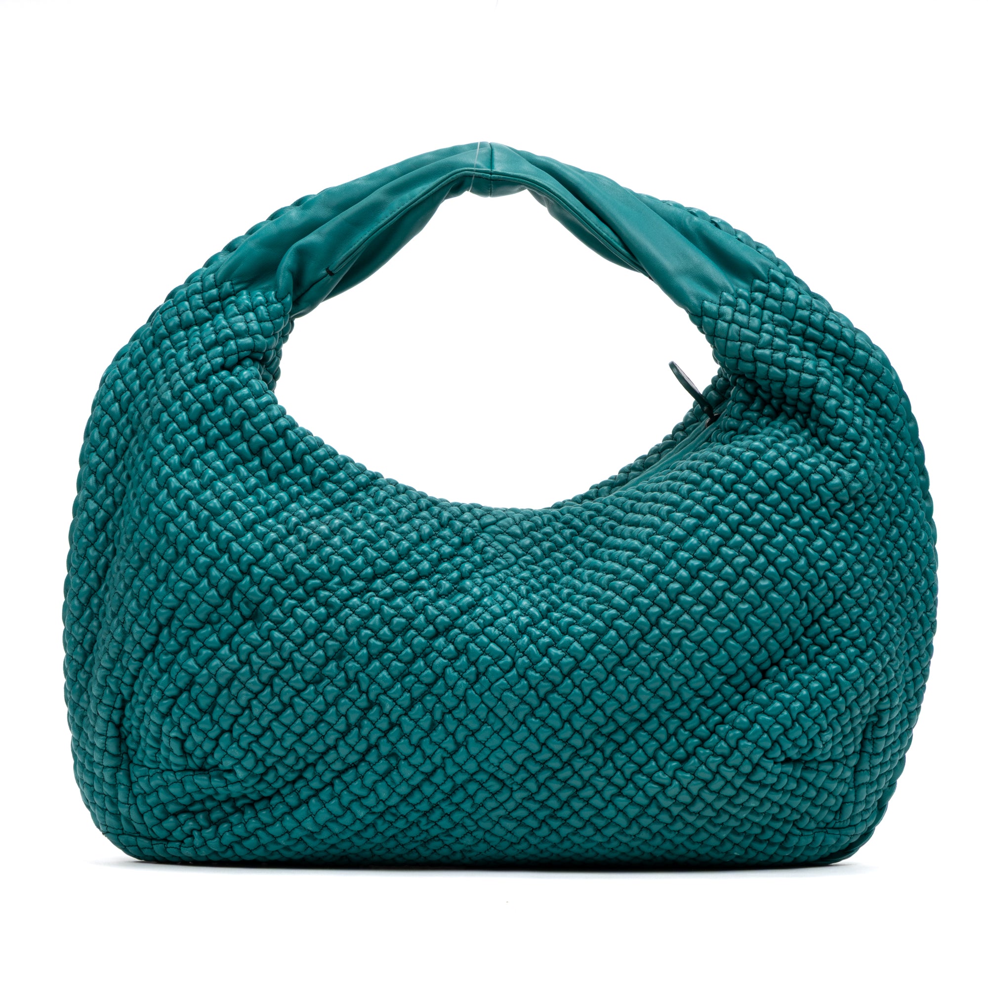 Shoulder Bag Belly Hobo Mini Green Ponza Leather
