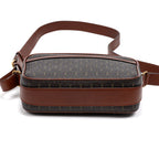 Shoulder Bag Camera Crossbody Brown Monogram Canvas