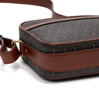Shoulder Bag Camera Crossbody Brown Monogram Canvas